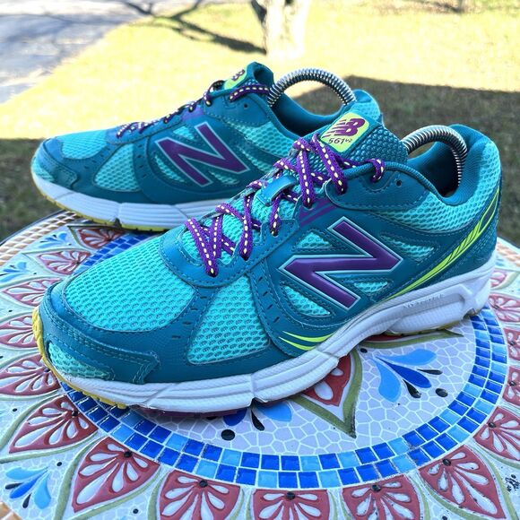 New Balance 561 v2 Women’s Size 9 Teal Purple Running Shoes WE561TY2 Comfort - Picture 1 of 10